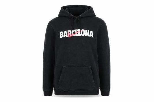 Nike Men's Black Barcelona Graphic Pullover Hoodie Size S