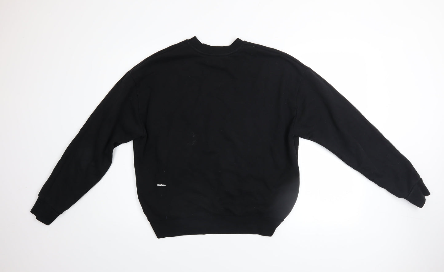 Pangaia Men's Black Long Sleeve Organic Cotton Pullover Sweatshirt M