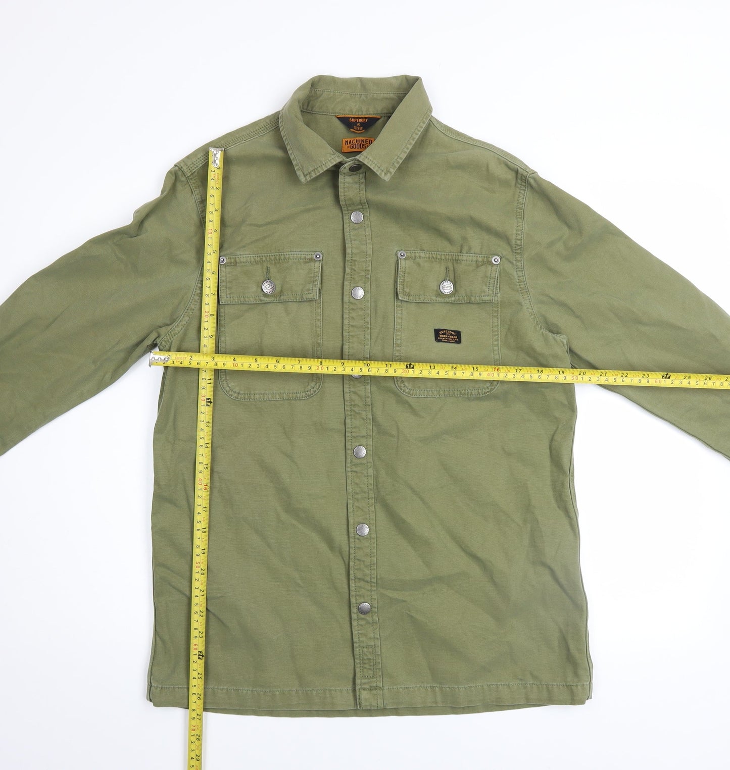 Superdry Men’s Green Cotton Military Jacket Size M