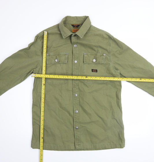 Superdry Men’s Green Cotton Military Jacket Size M