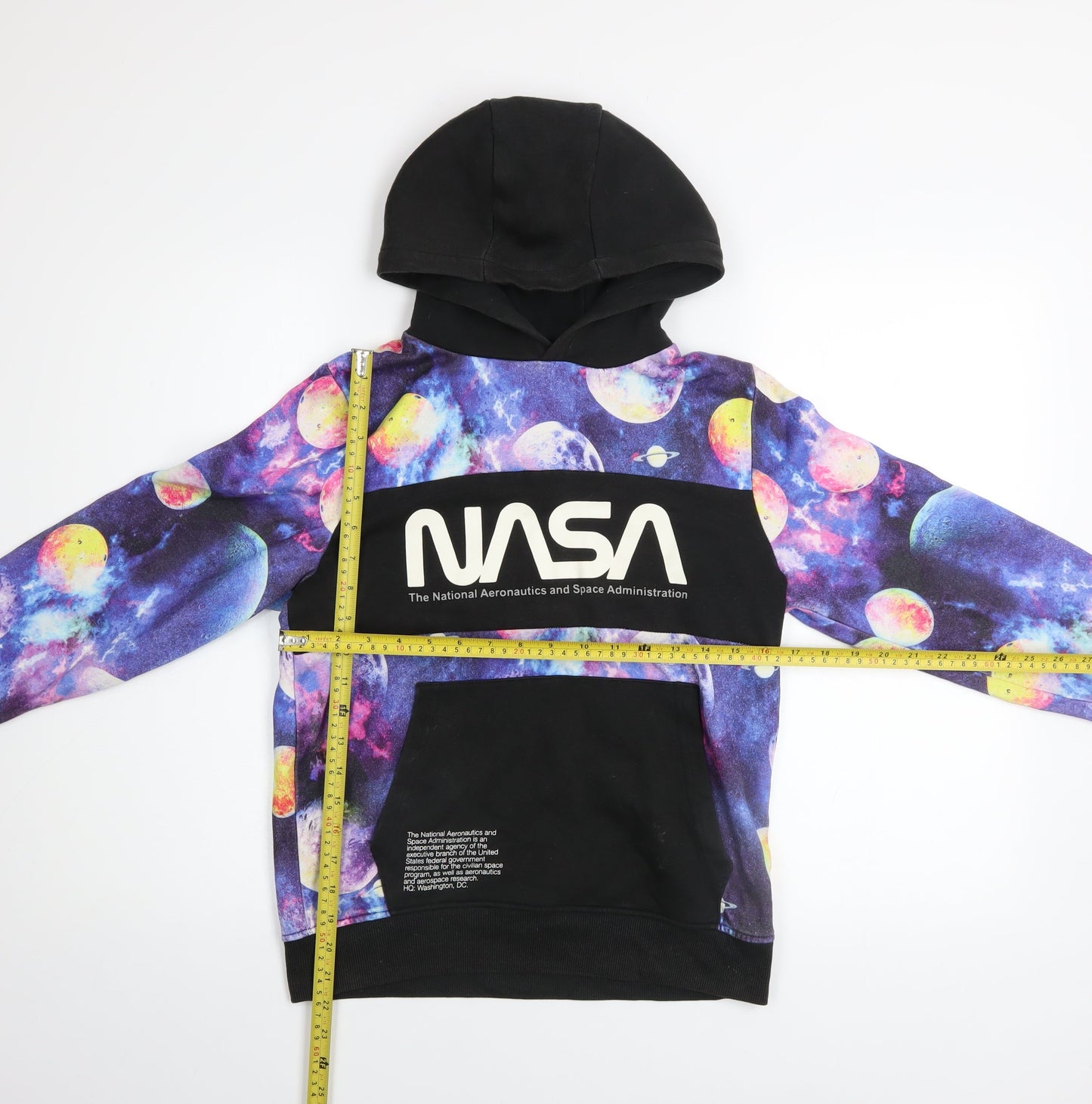 Next Boys Multicoloured NASA Space Pullover Hoodie 12 Years