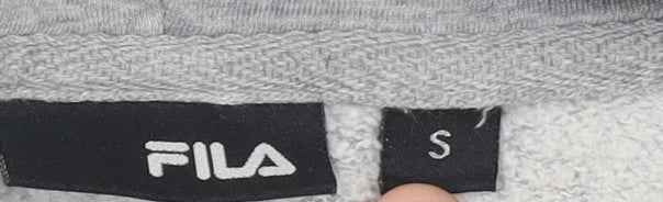 FILA Women’s Grey Full Zip Hoodie Small – Casual Athletic Sweatshirt