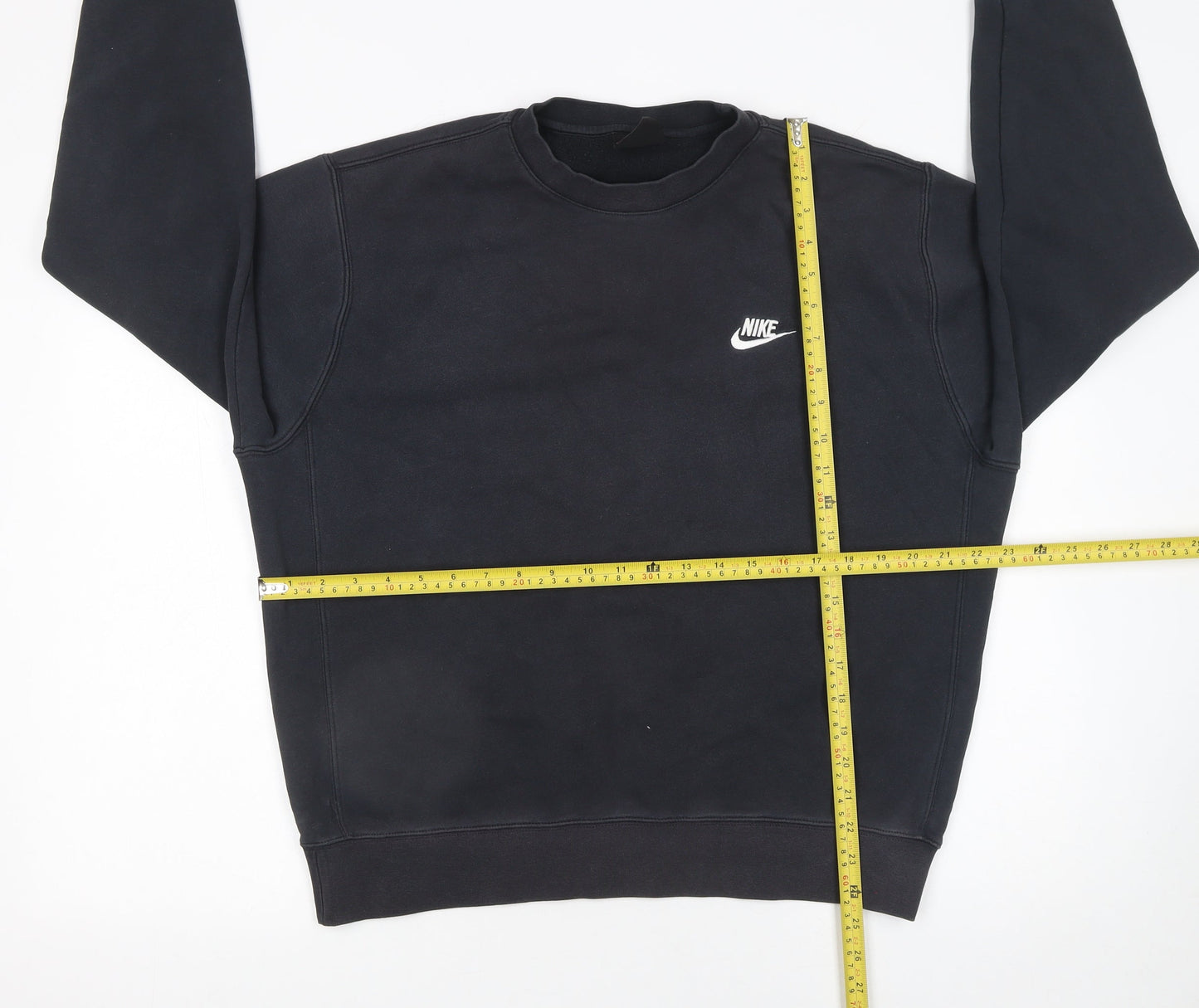 Nike Men's Black Medium Crew Neck Pullover Sweatshirt