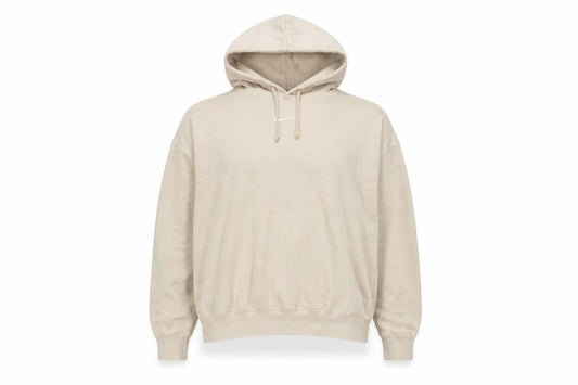 Nike Women’s Beige Pullover Hoodie M Cotton Blend Casual