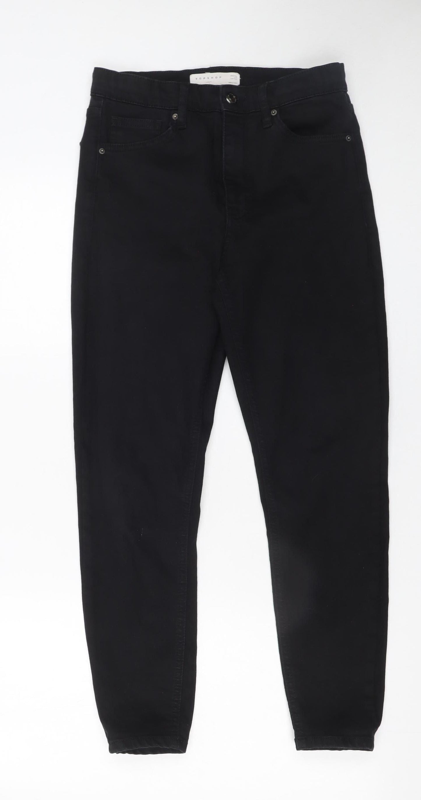 Topshop Women’s Black High Rise Skinny Jeans Size 10
