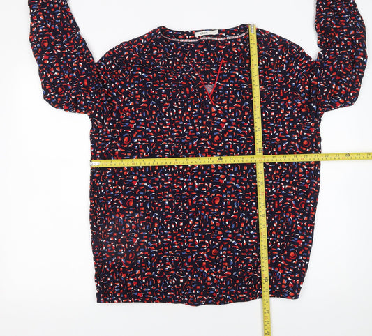 Cecil Womens Multicoloured Geometric Viscose Tunic Blouse L
