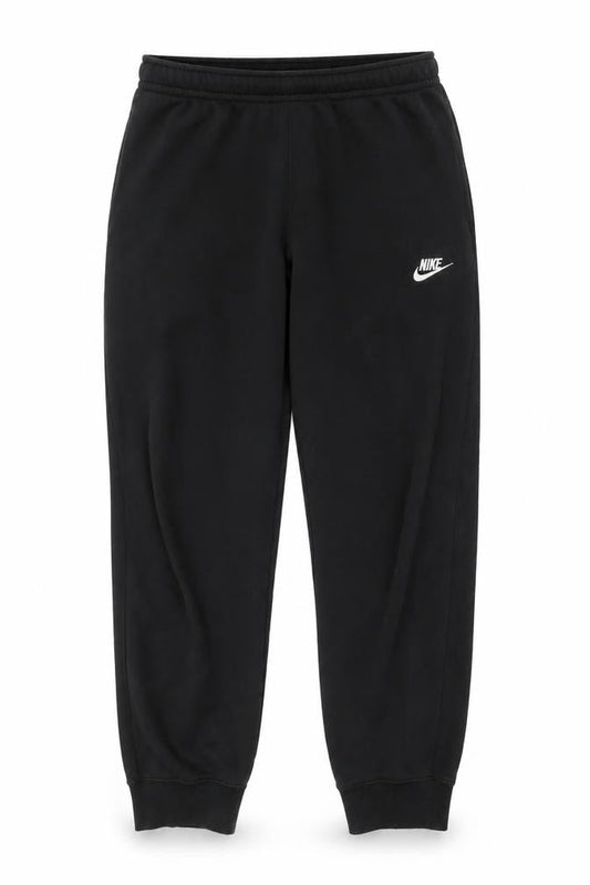 Nike Men's Black Jogger Sweatpants L Regular Fit Tapered Logo
