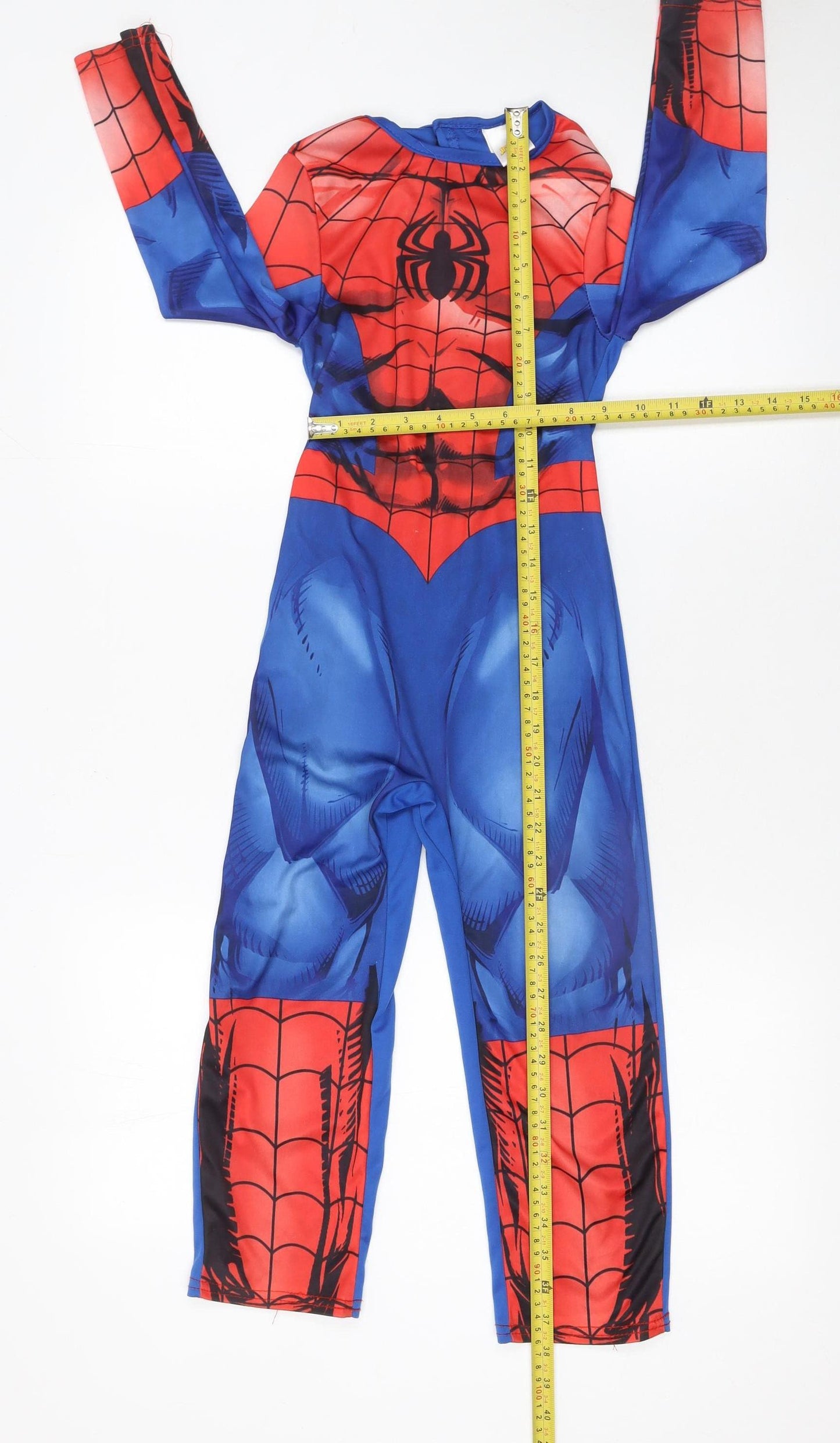 Rubies Boys Blue Red Spider-Man Superhero Catsuit Outfit 5-6 Years