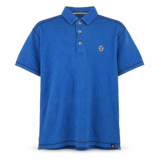 Tog Twenty Four Men's Blue Cotton Short Sleeve Polo Shirt M