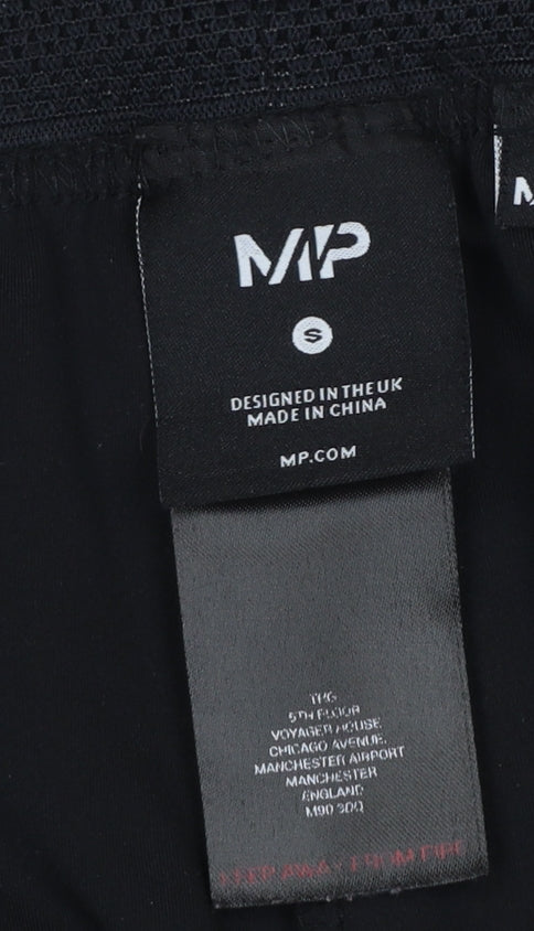 MP Women's Black Active Jogger Trousers Size S Polyester Blend