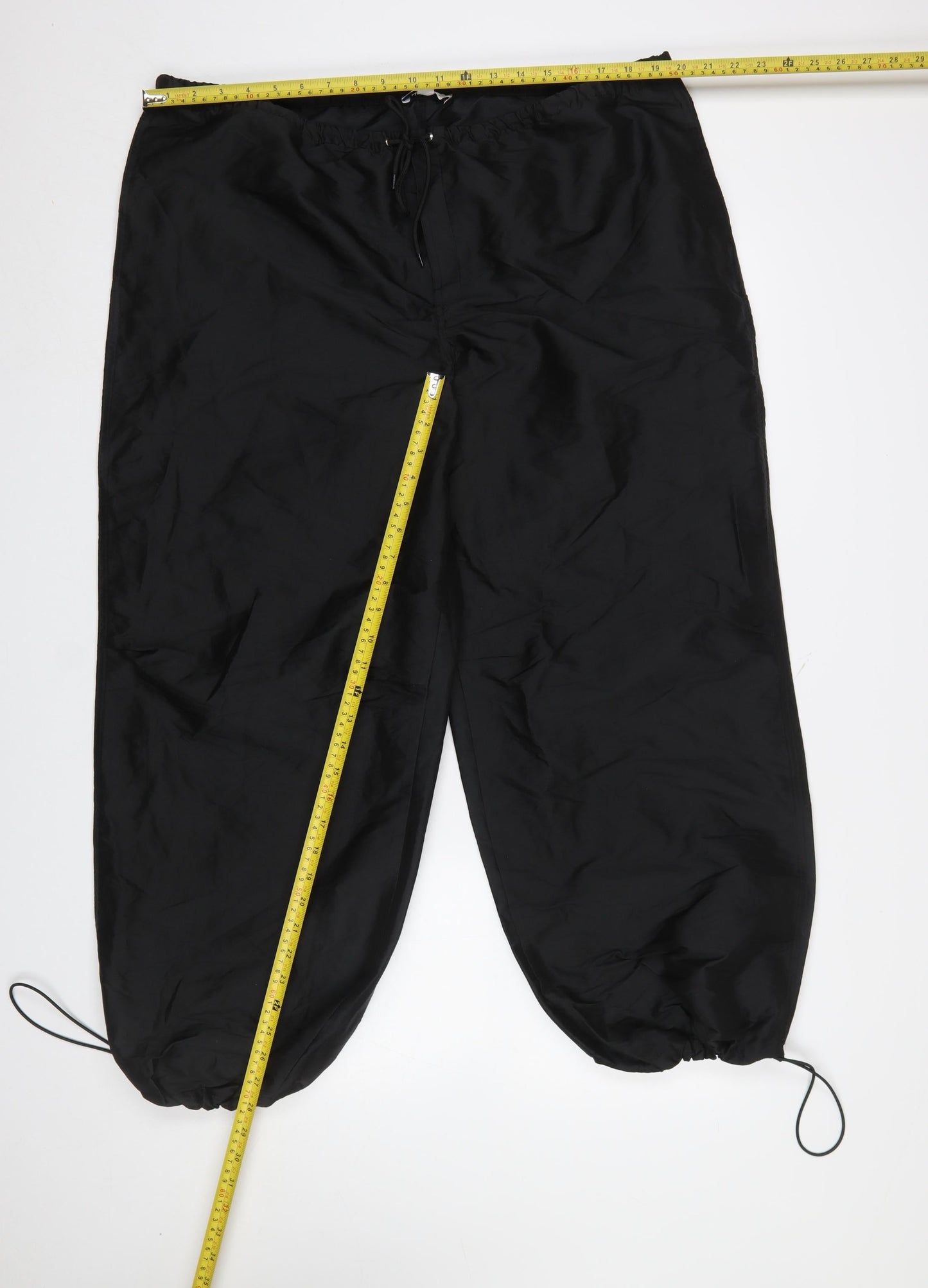 Topshop Women’s Black Jogger Trousers M 12-14 Polyester Lightweight