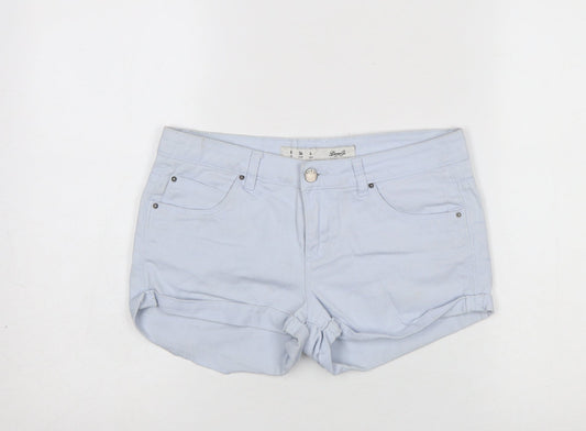 Denim Co. Women’s Blue Size 8 Hot Pants Cotton Stretch Casual Shorts