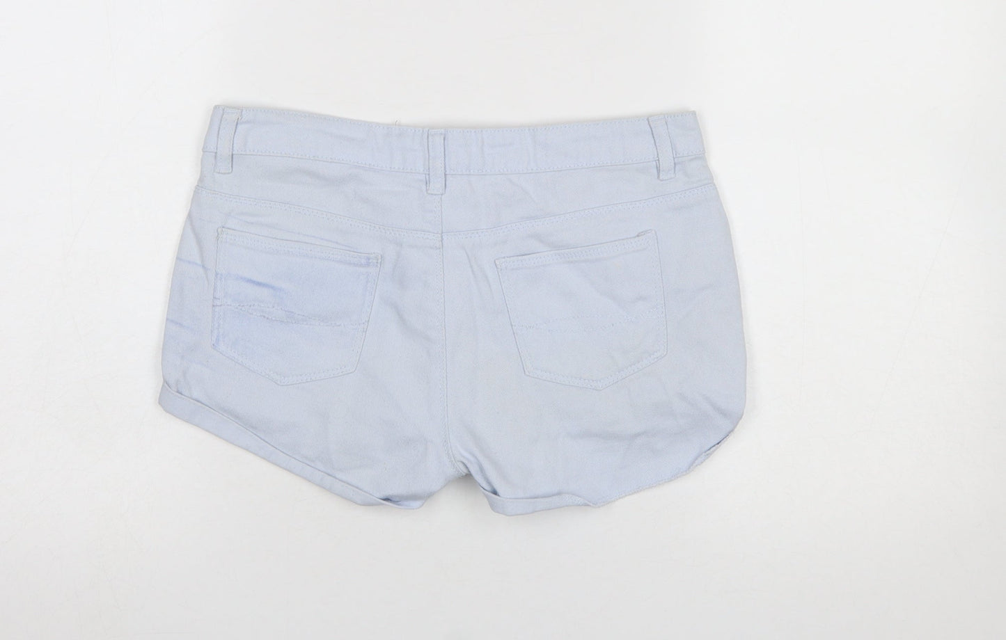 Denim Co. Women’s Blue Size 8 Hot Pants Cotton Stretch Casual Shorts