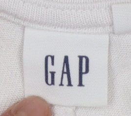 GAP Women’s Ivory Sleeveless Basic Tank Top Size S