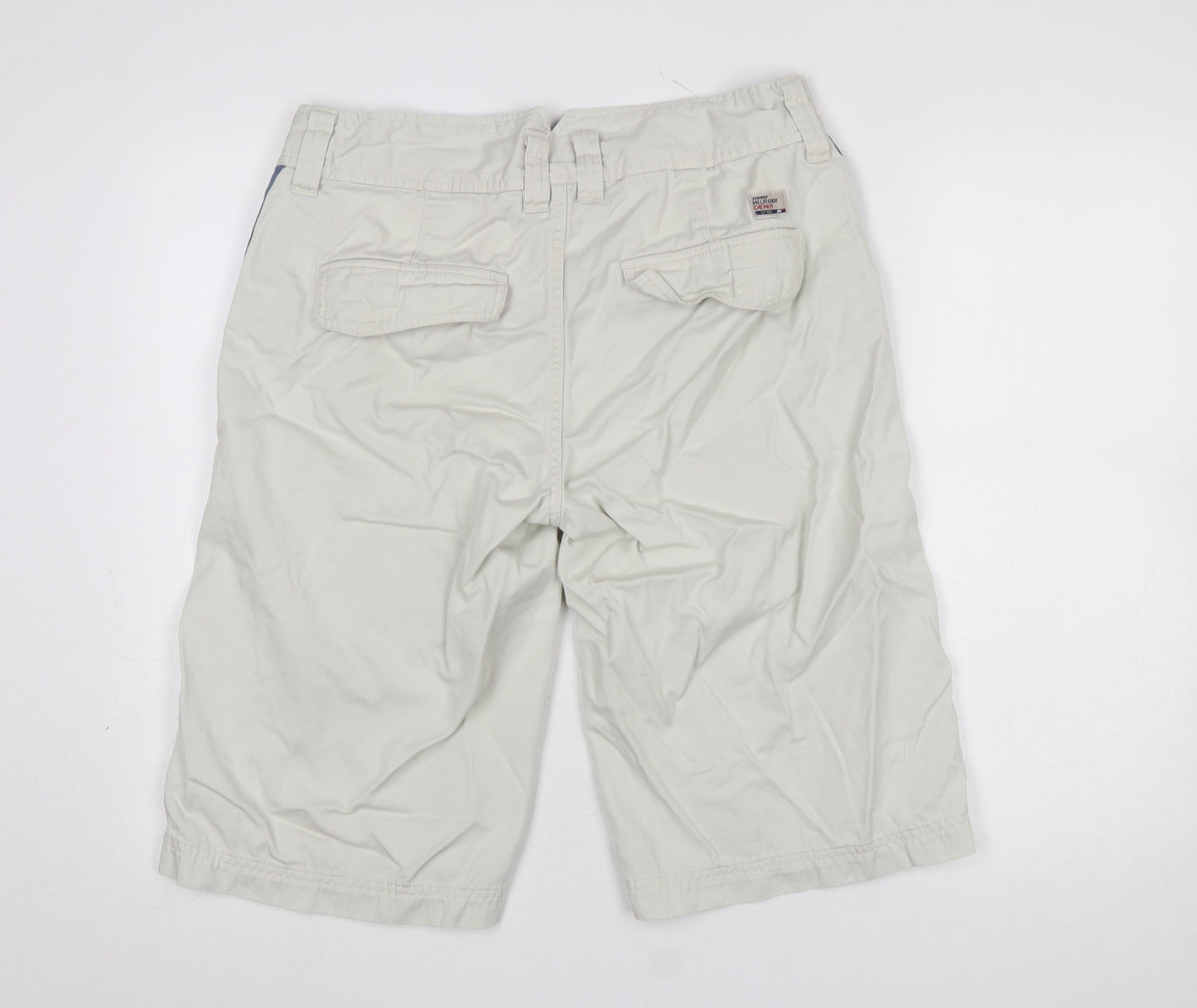 Tommy Hilfiger Men's Beige Chino Shorts Size L 34in Casual Cotton