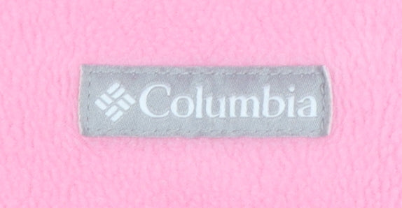 Columbia Women's Pink Fleece Full Zip Jacket XL