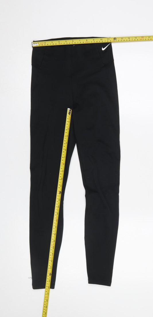 Nike Women's Black Dri-Fit XS Leggings for Running & Yoga