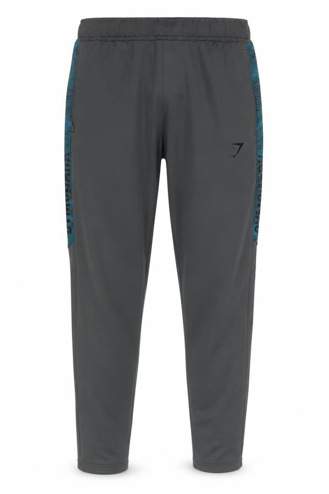 Gymshark Men’s Grey S Slim Fit Track Pants with Zip Pockets