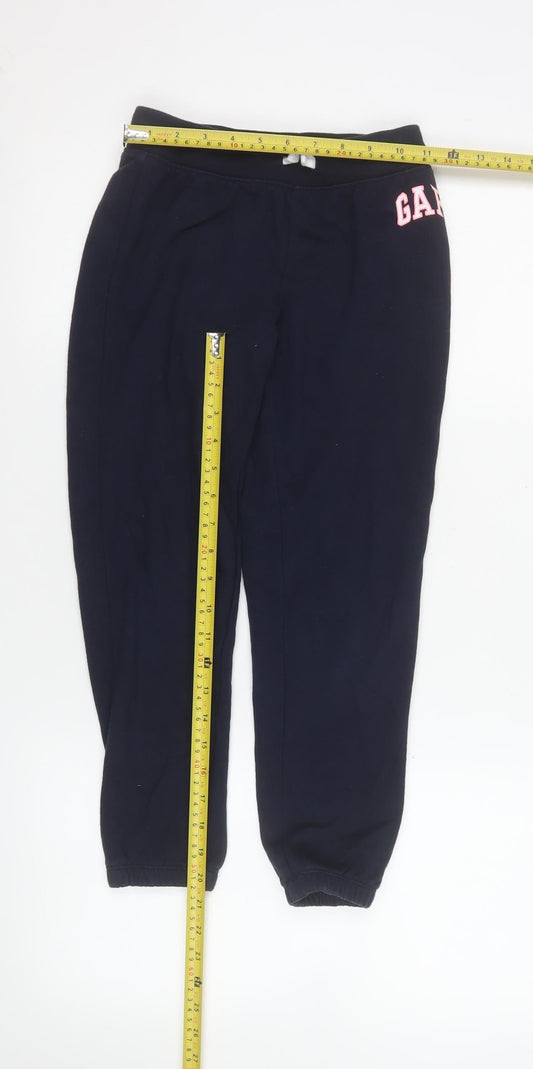 GAP Kids Girls Blue 8-9 Years Jogger Sweatpants Cotton Blend