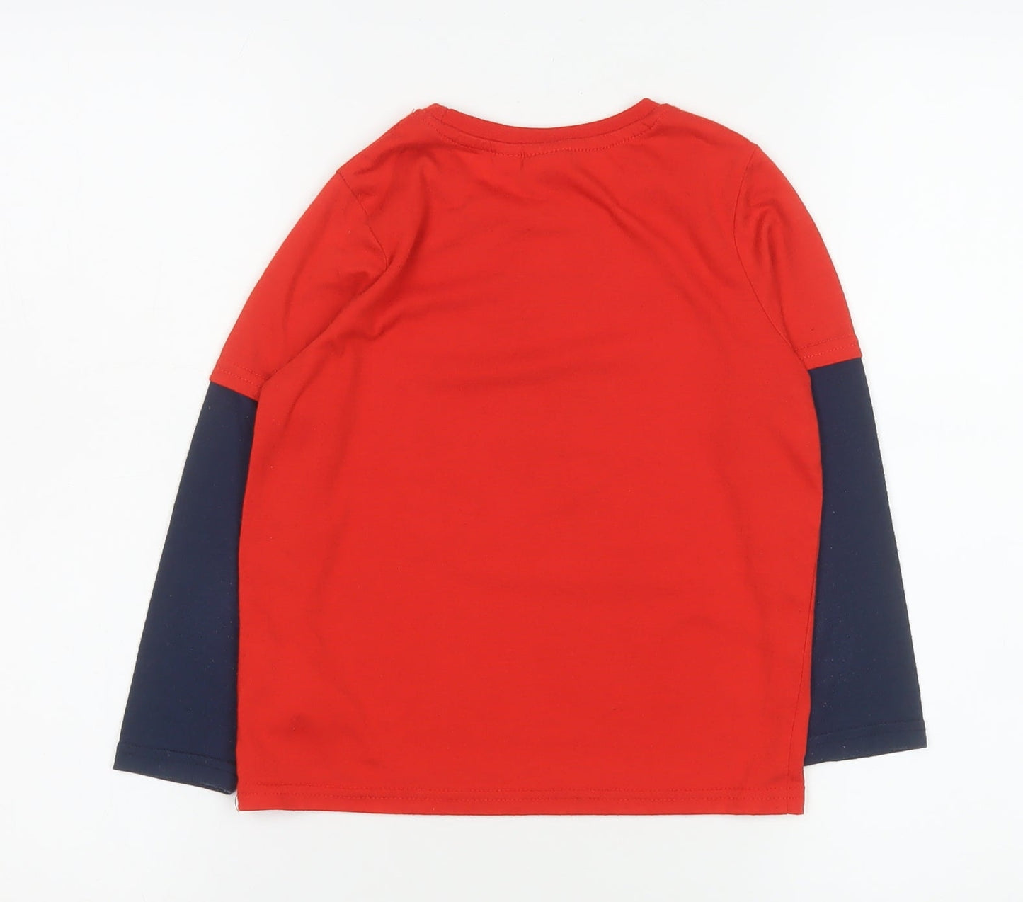 Marvel Boys Red Spider-Man Long Sleeve T-Shirt Age 6 Years