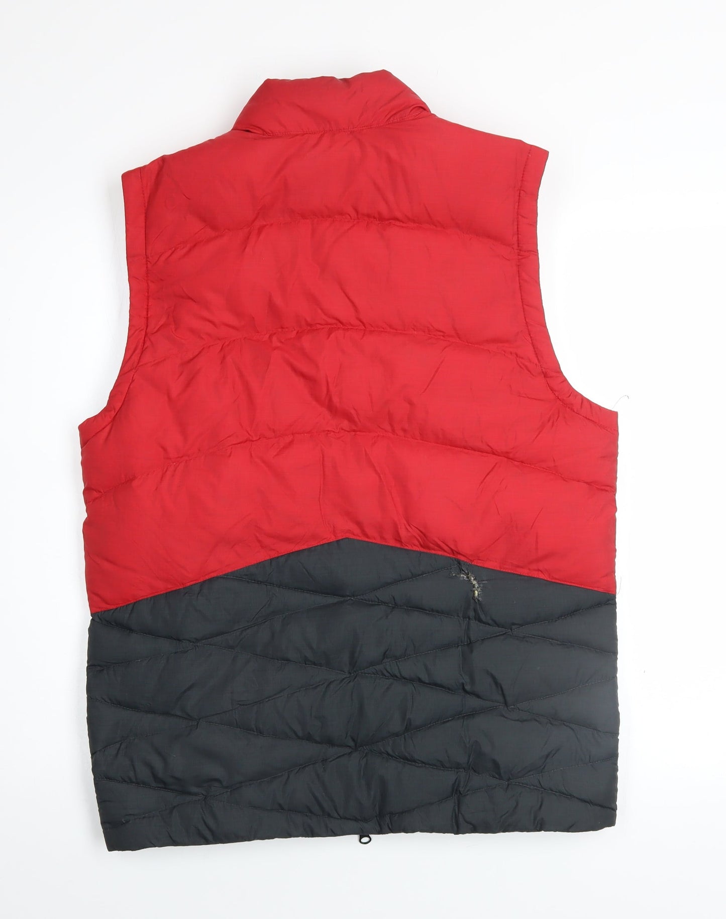 Nike Jordan Men's Red Black Puffer Down Waistcoat Vest Size S