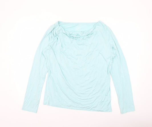 Lord & Taylor Women’s Blue Long Sleeve Basic Jersey Top Size L