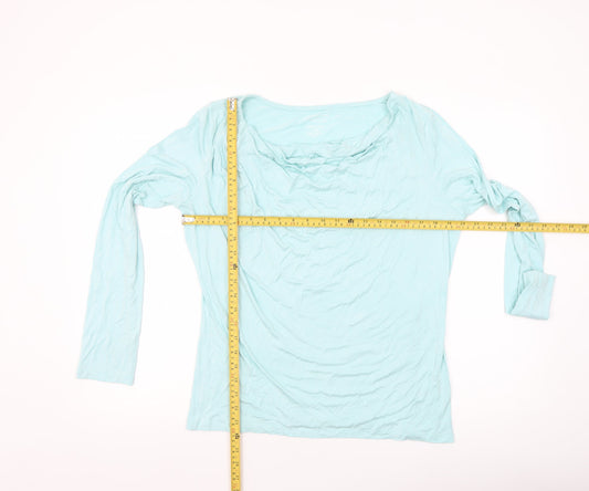 Lord & Taylor Women’s Blue Long Sleeve Basic Jersey Top Size L