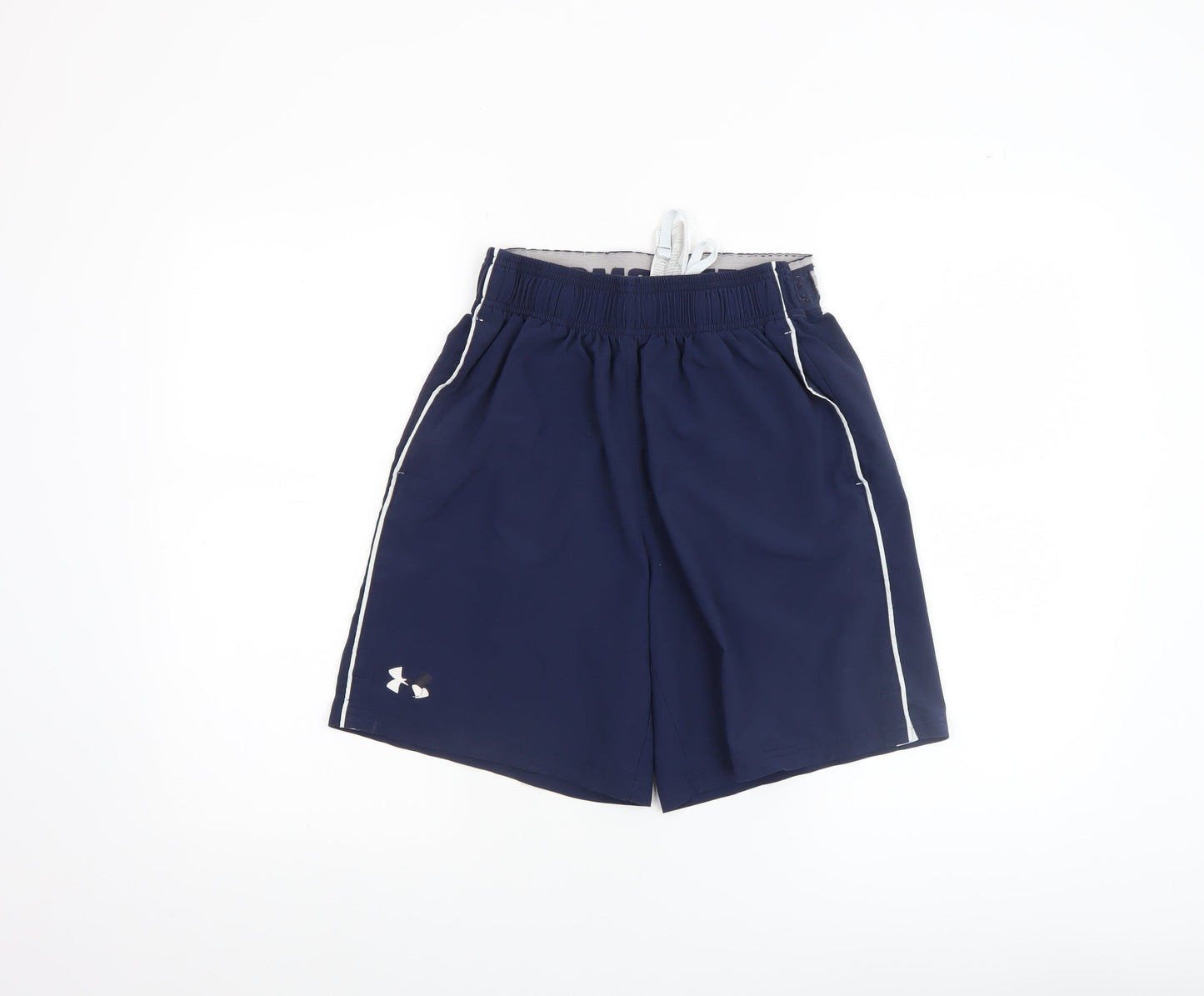 Under Armour Men Blue S Athletic Shorts Quick Dry Pockets Drawstring
