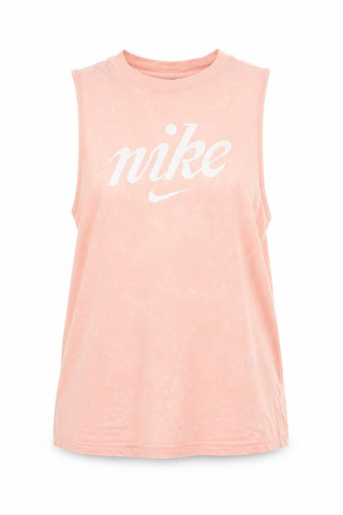 Nike Women's Pink Sleeveless Tank Top Size L Cotton Sportswear