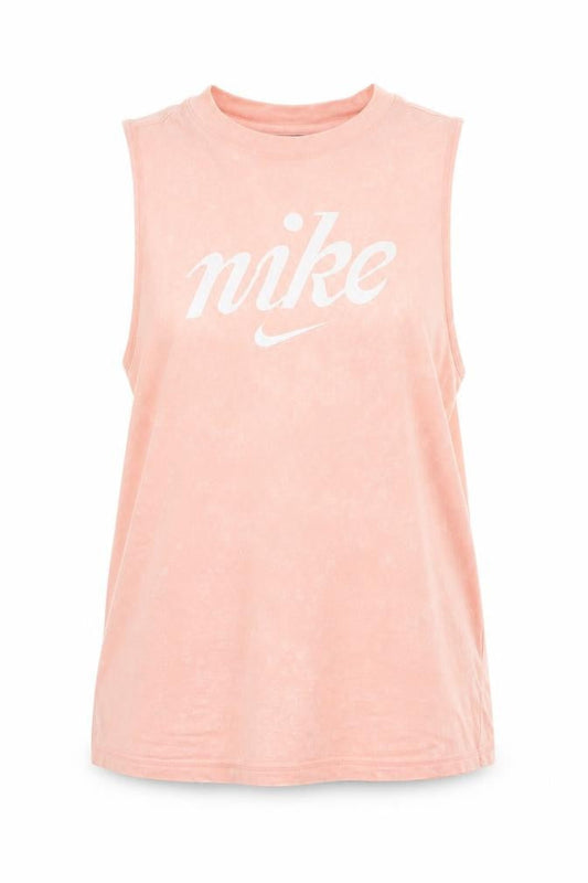 Nike Women's Pink Sleeveless Tank Top Size L Cotton Sportswear
