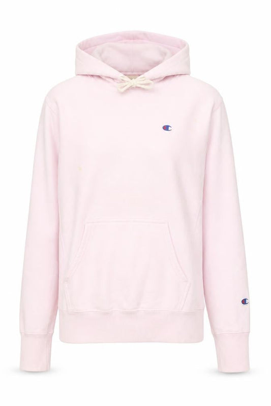 Champion Womens Pink Small Reverse Weave Pullover Hoodie