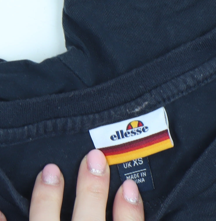 Ellesse Men's Blue XS Crew Neck Cotton Short Sleeve T-Shirt