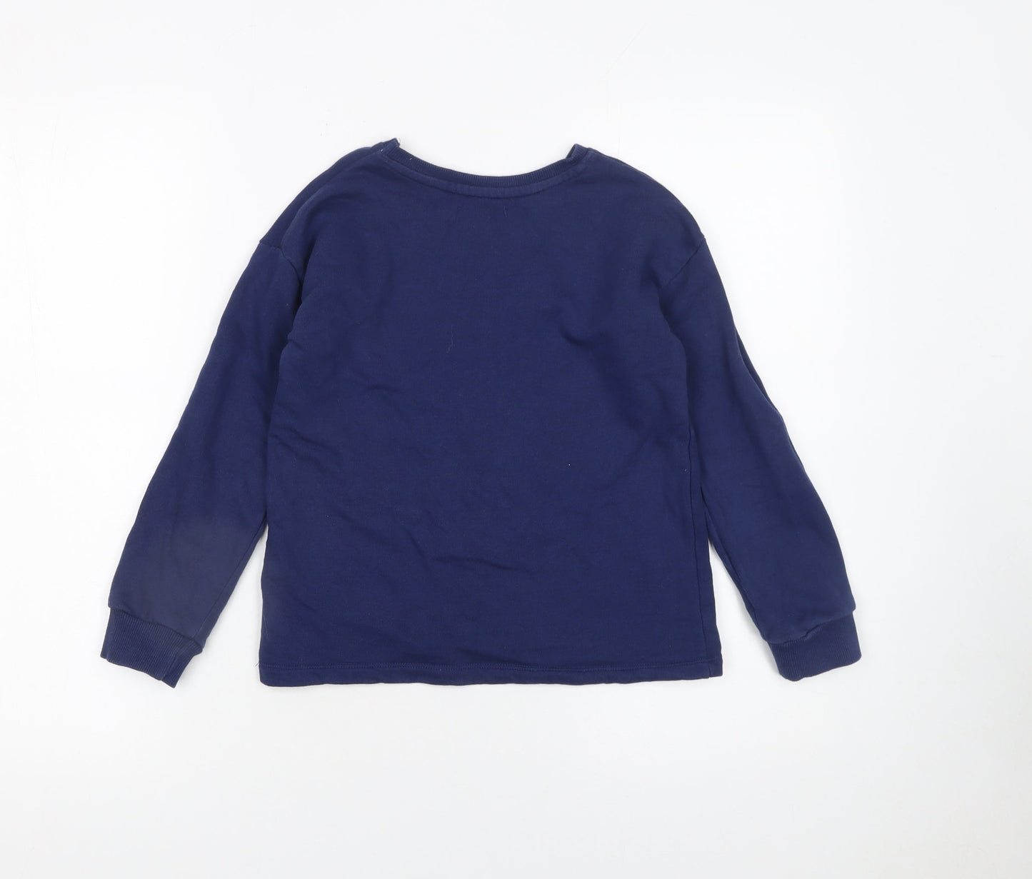 Leigh Tucker Willow Girls Blue 6-7 Years Pullover Sweatshirt Surf Design