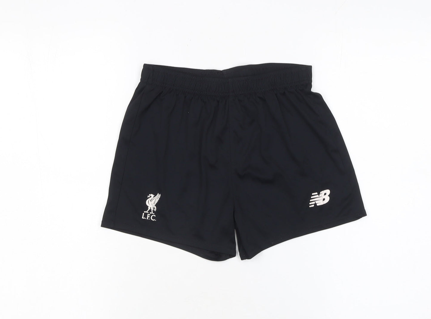 New Balance Boys Black 6-7 Years LFC Football Athletic Shorts