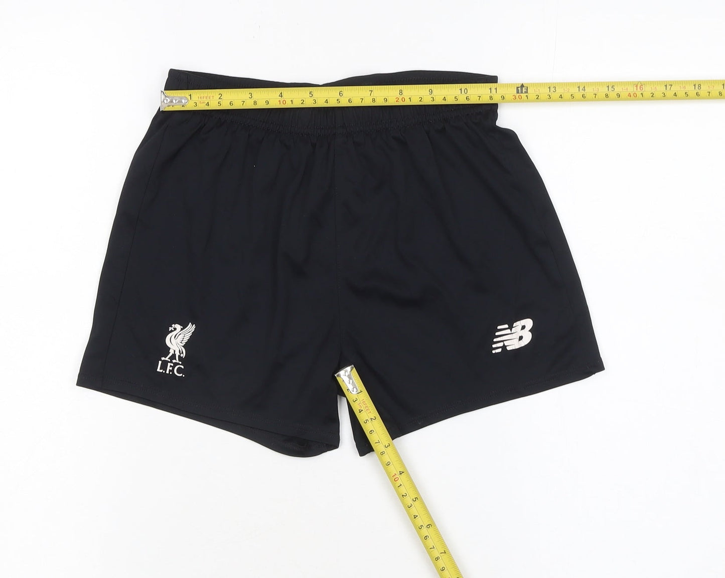 New Balance Boys Black 6-7 Years LFC Football Athletic Shorts