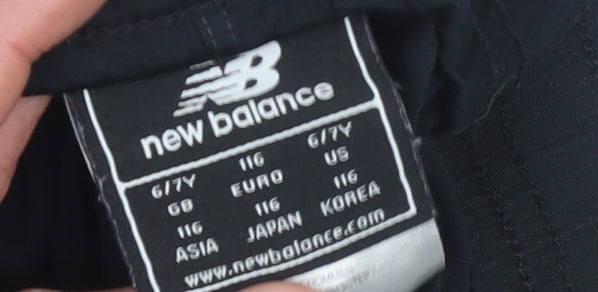 New Balance Boys Black 6-7 Years LFC Football Athletic Shorts