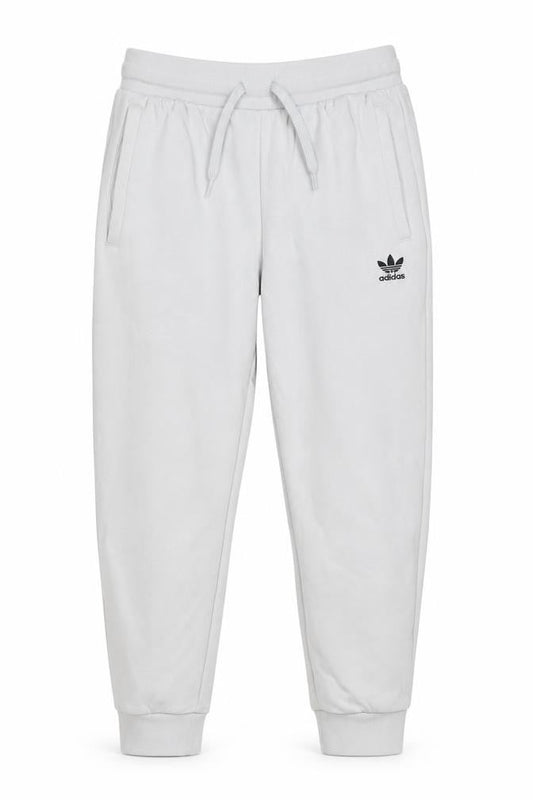 Adidas Boys Grey Jogger Trousers 11-12 Years Cotton Blend Casual Sportswear
