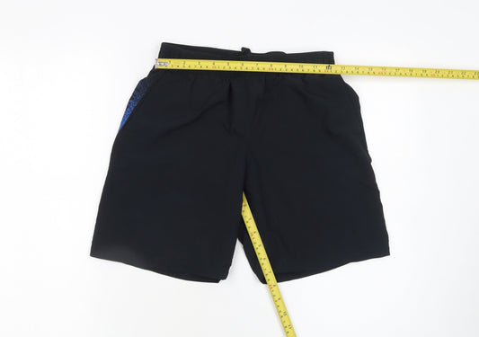 Under Armour Boys Black 158cm Athletic Shorts Lightweight Polyester