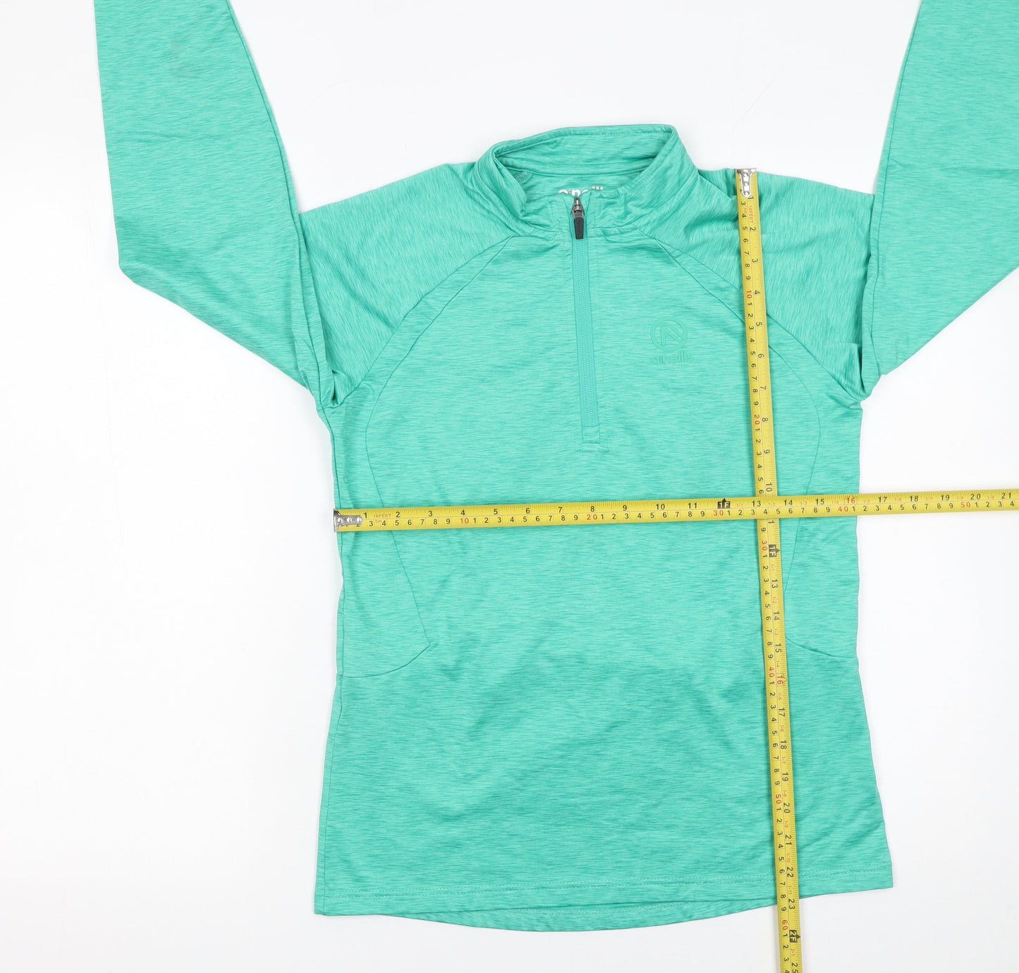 O'Neills Boys Green 13 Years 1/4 Zip Sports Sweatshirt