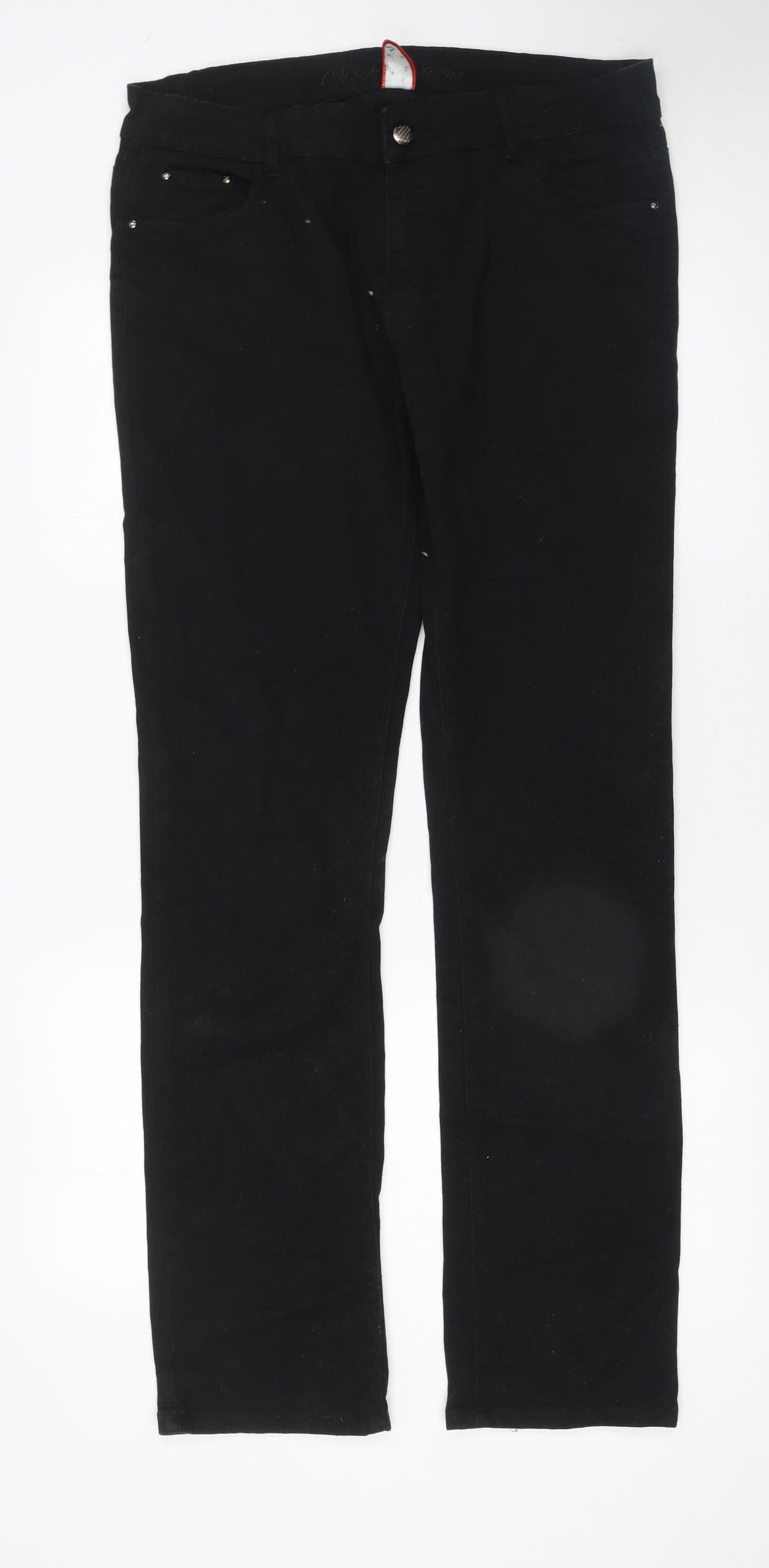 ONADO Womens Black Skinny Stretch Jeans Size 16