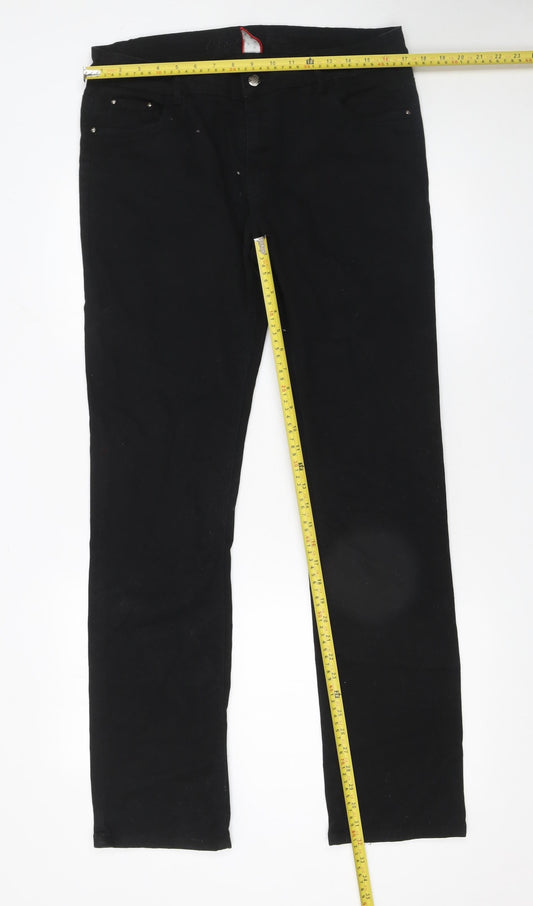 ONADO Womens Black Skinny Stretch Jeans Size 16