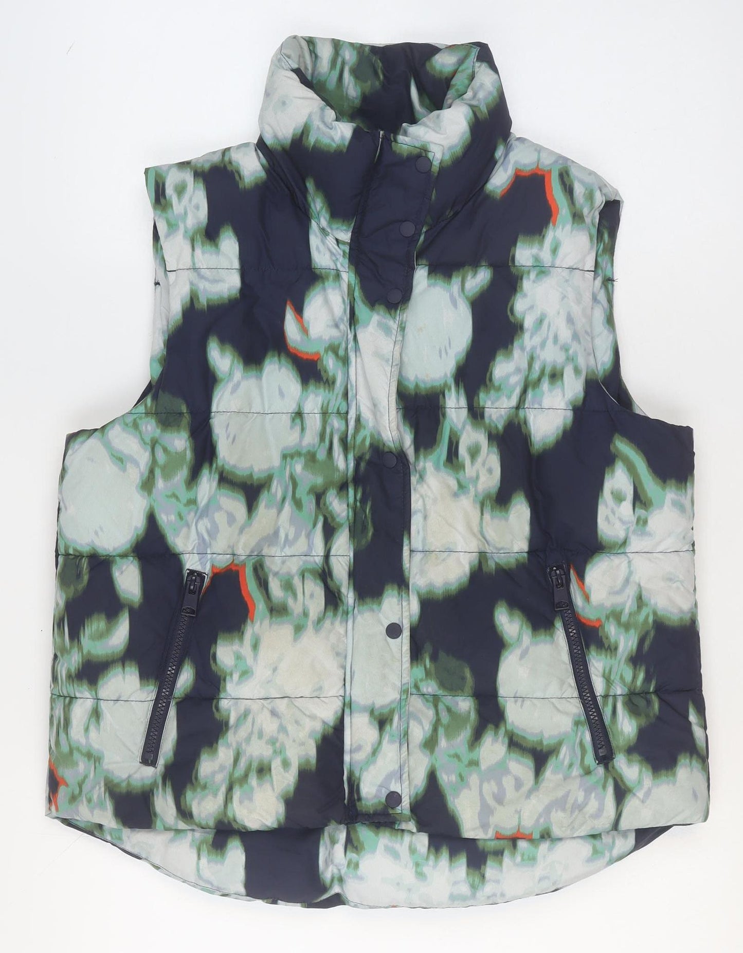 Lindex Women’s Multicoloured Padded Puffer Waistcoat Size S