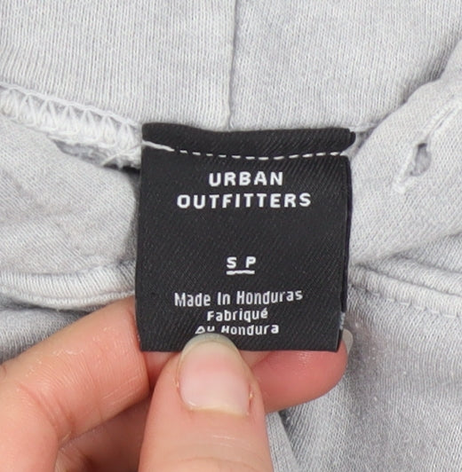 Urban Outfitters Men's Grey Relaxed Fit Space Graphic Pullover Hoodie S