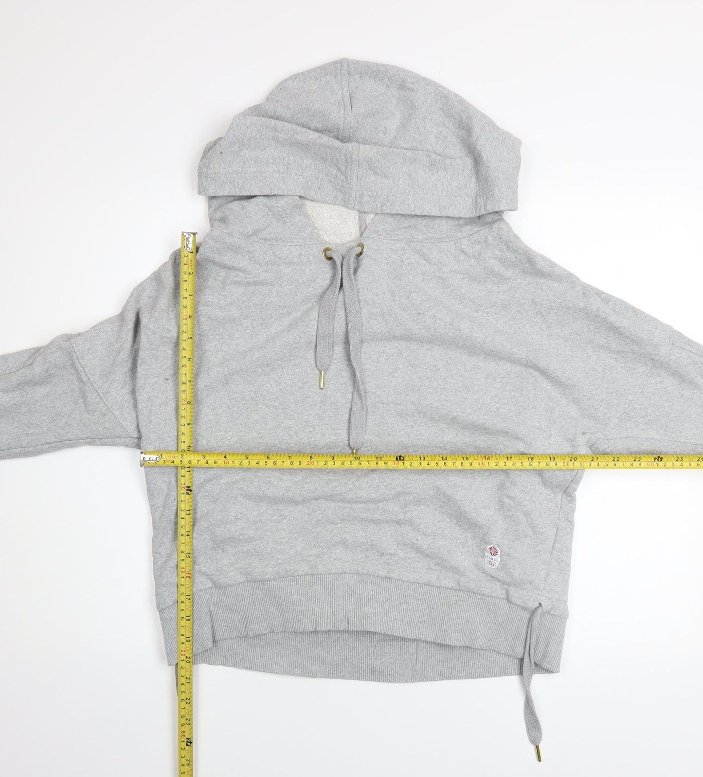 Adidas Stella McCartney Team GB Grey Sequin Hoodie Womens 16