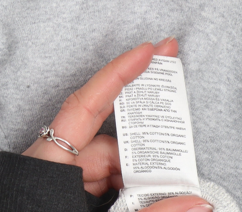 Adidas Stella McCartney Team GB Grey Sequin Hoodie Womens 16