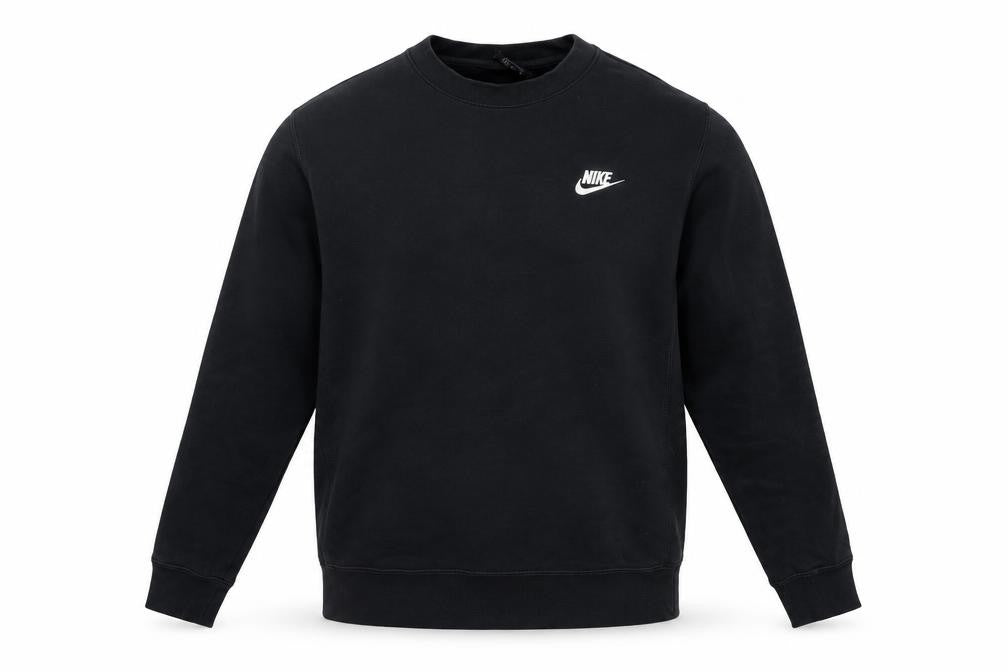 Nike Men's Black Small Pullover Crew Neck Sweatshirt