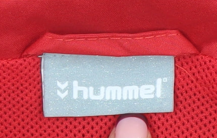 Hummel Men's Red L Windbreaker Sports Jacket Fleetwood Town