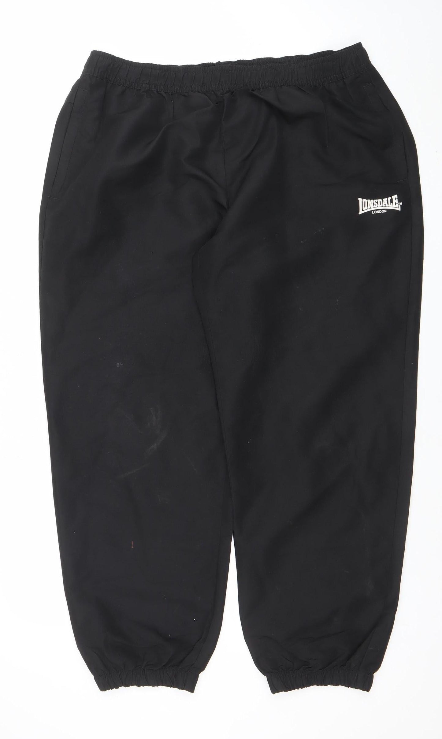 Lonsdale Men's Black L Jogger Trousers Lightweight Activewear