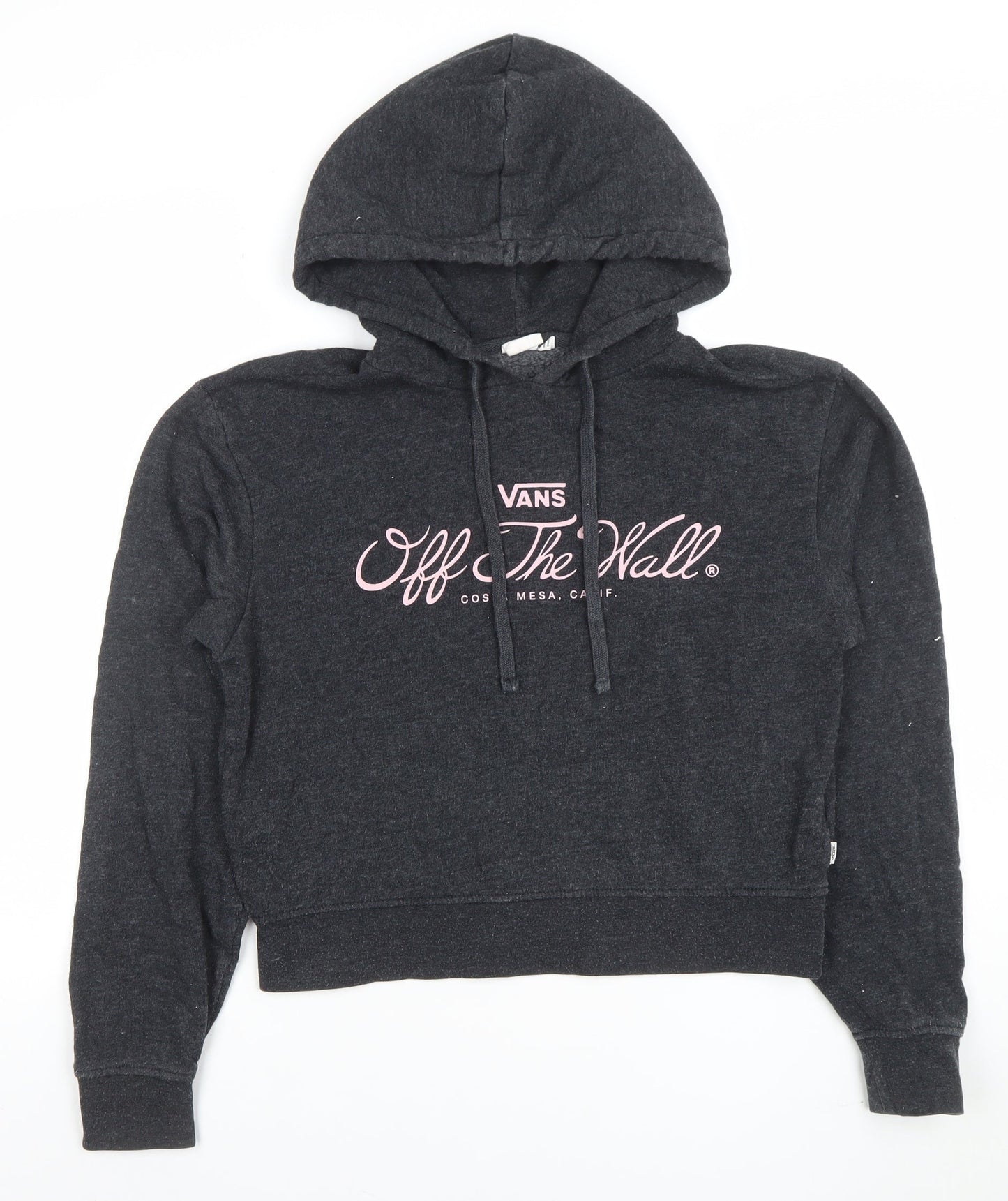 Vans Womens Black XS Pullover Hoodie Off The Wall Graphic