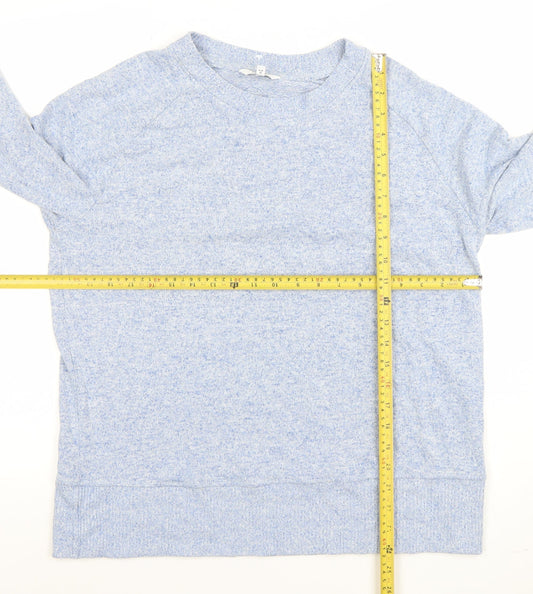 NEXT Women's Blue Crew Neck Long Sleeve Pullover Jumper Size 16